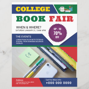 Book Fair Flyer Template
