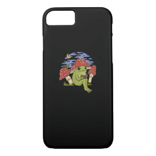 Book Fan Frog With Mushroom Hat Cottagecore Goblin iPhone 8/7 Case