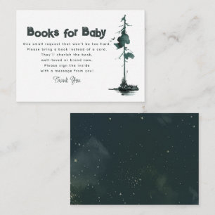Book For Baby Baby Shower Request Card
