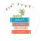 Book for Baby Shower Favor Sticker