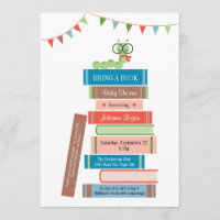 Book for Baby Shower Invitation