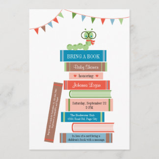 Book for Baby Shower Invitation