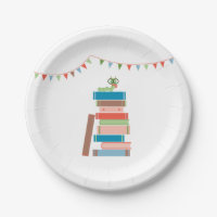 Book for Baby Shower Plate