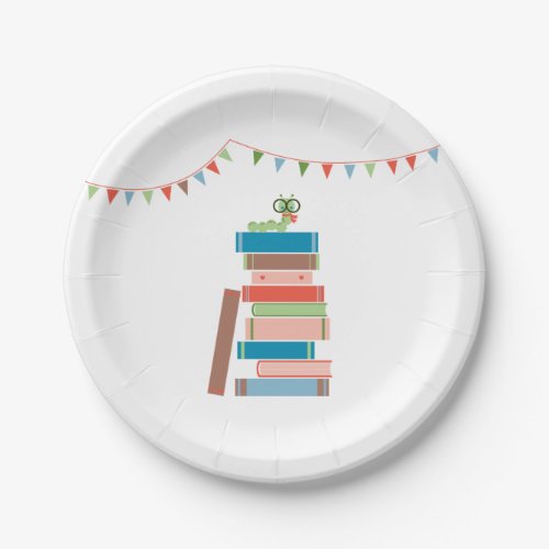 Book for Baby Shower Plate