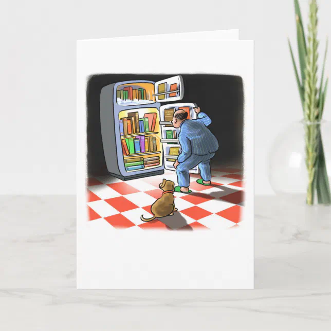 Book Fridge Card | Zazzle