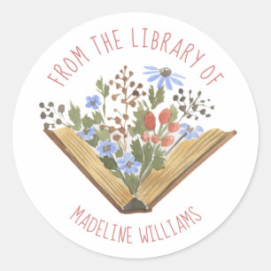 Book From the Library Of Bookplate Label
