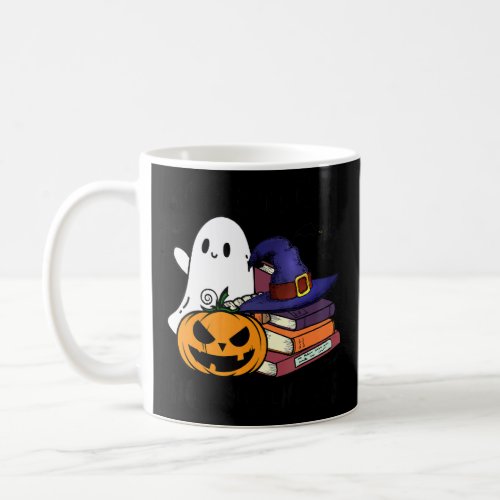 Book Ghost Boo Read More Books Halloween Boy Girl  Coffee Mug