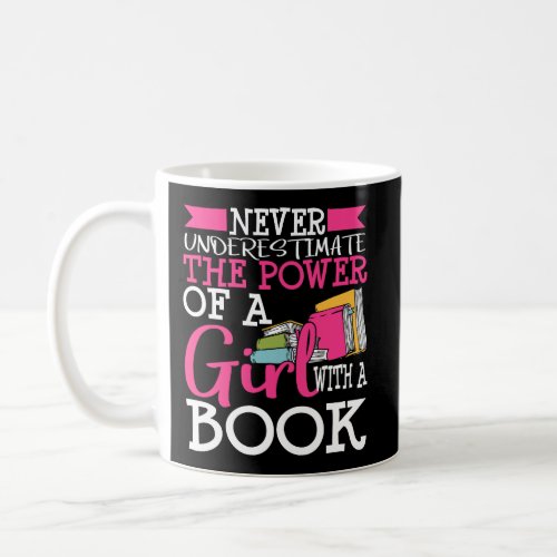 Book Gift For Girls Teens Women Funny Reader Nerd  Coffee Mug