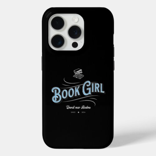 Book Girl Quote for Readers iPhone 15 Pro Case