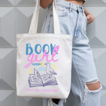 Book Girl Summer Cute Seagull Custom
