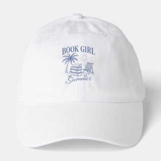 Book Girl Summer Reading Vintage Hat