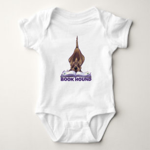 Book Hound Baby Bodysuit