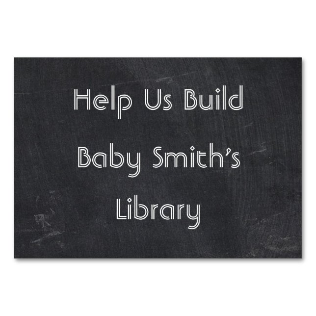 Book Instead of Card (Back)