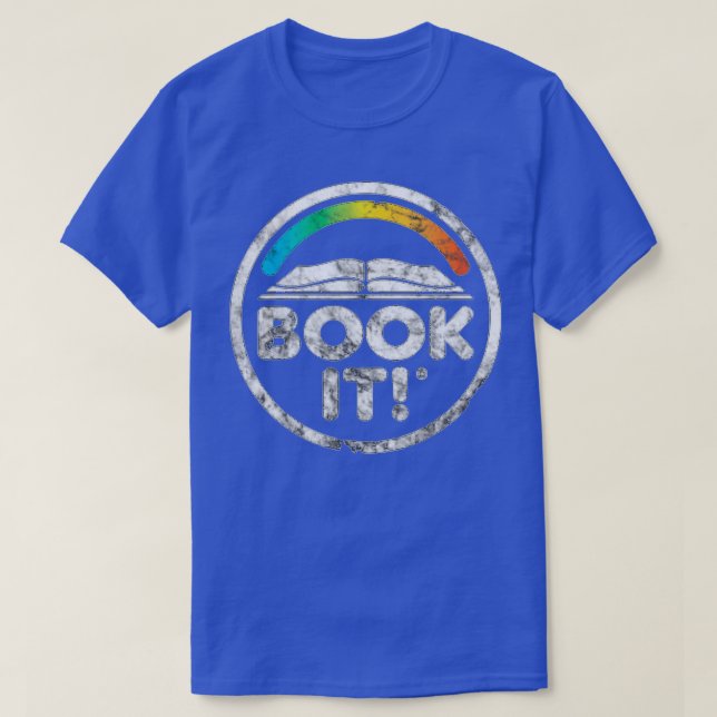 BOOK IT Childhood Retro 80s Mens Womens T-Shirt (Design Front)