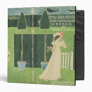 Book Jacket design for 'A Floral Fantasy in an Old 3 Ring Binder