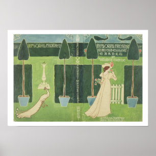 Book Jacket design for 'A Floral Fantasy in an Old Poster