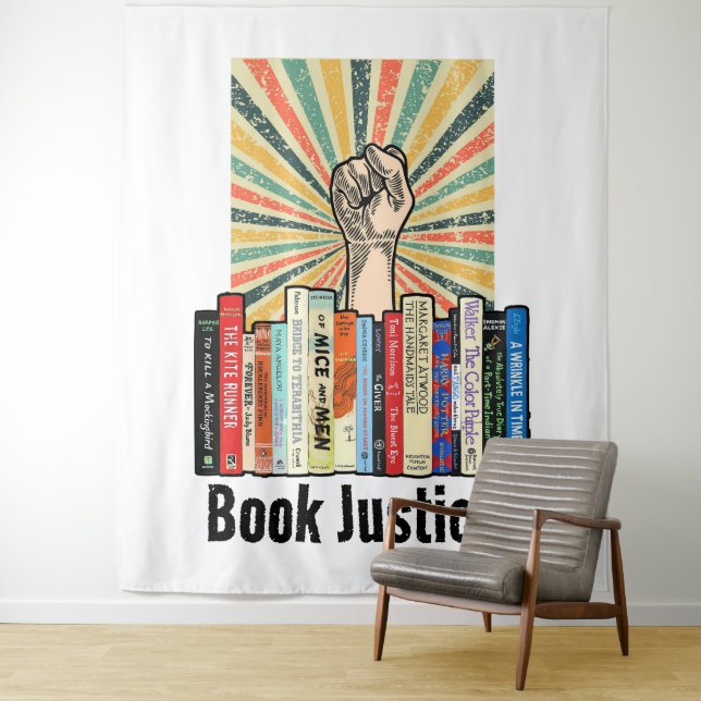 Book Justice! Tapestry (In Situ)