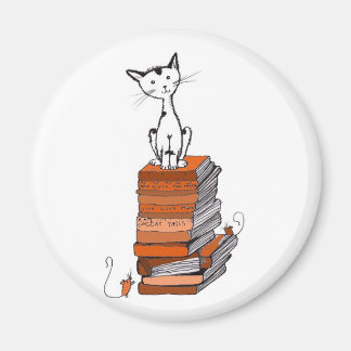 Book kitty magnet