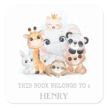 BOOK LABEL : CUTE BABY ANIMALS