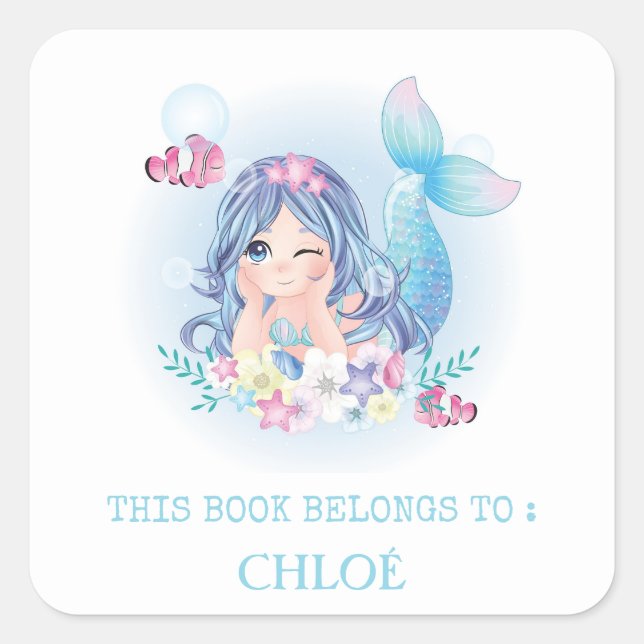 BOOK LABEL : MERMAID (Front)