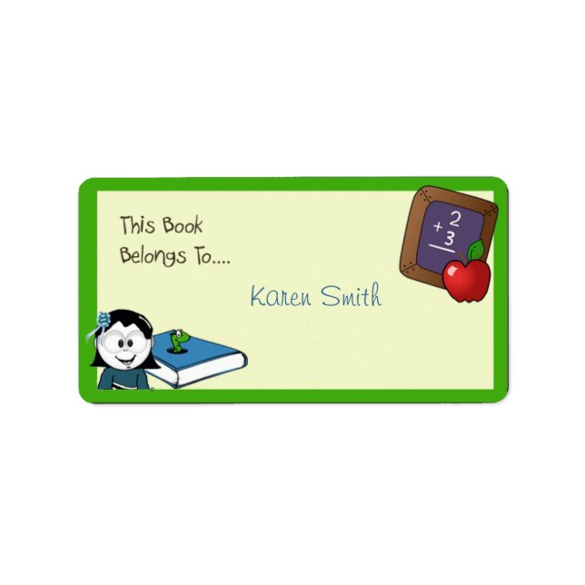 Book Labels (Front)