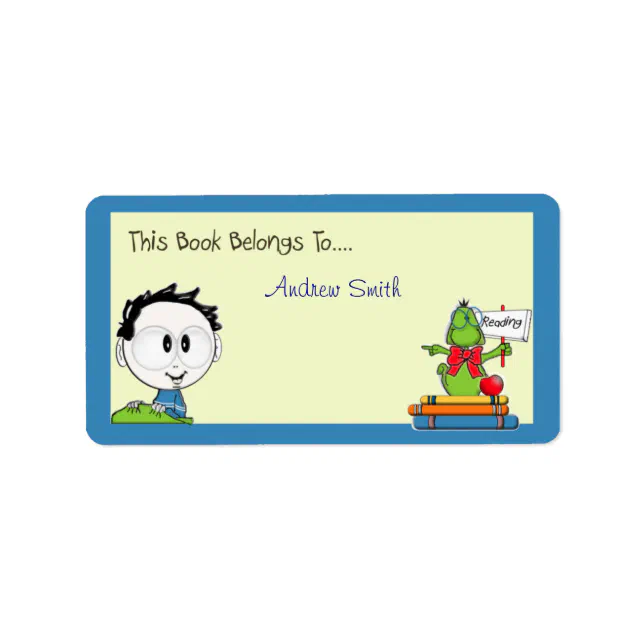 Book Labels Zazzle