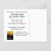 Book Launch Party Invitation Postcard | Zazzle