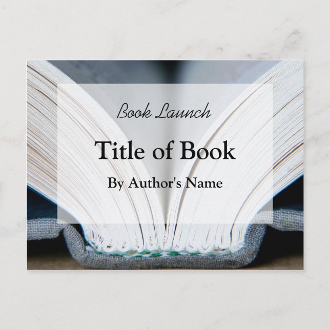 Book Launch Postcard (Front)