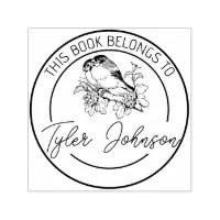 Custom Library Book Stamp - Ex Libris - Bookplate