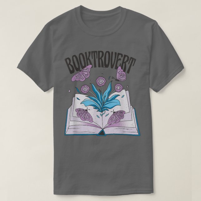 Book Light Apparel  Booktrovert  Introvert Book Lo T-Shirt (Design Front)