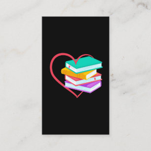 Book Love Bookworm Reader Cute Reading Business Card