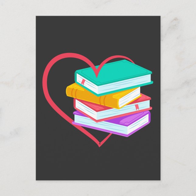 Book Love Bookworm Reader Cute Reading Postcard (Front)