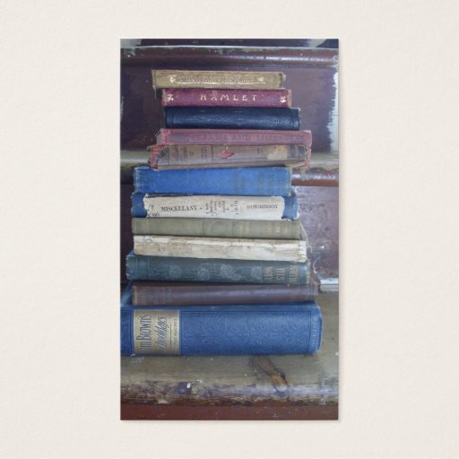 Customizable Book Lover Business Cards