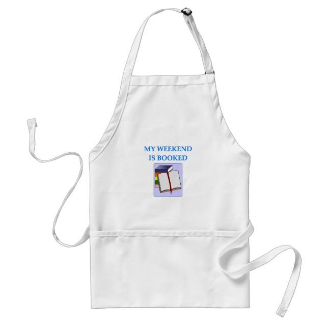 book lover adult apron (Front)