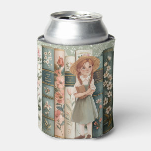 Book Lover Anne of Green Gables Floral Books Can Cooler
