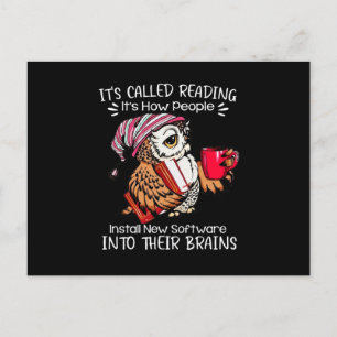 Book Lover Announcement Postcard