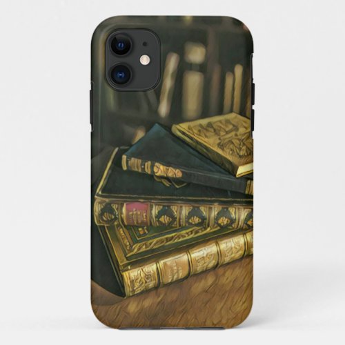 Book lover artwork iPhone 11 case