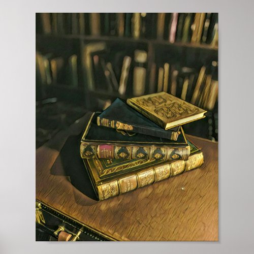 Book lover artwork poster