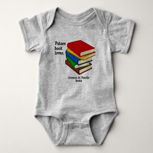 book lover baby one piece baby bodysuit