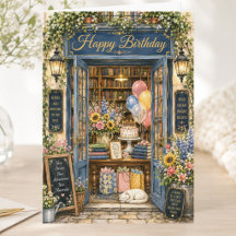 Book Lover Birthday Summer Floral Birthday