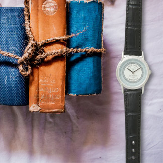 Book Lover Blue Personalized eWatch Watch