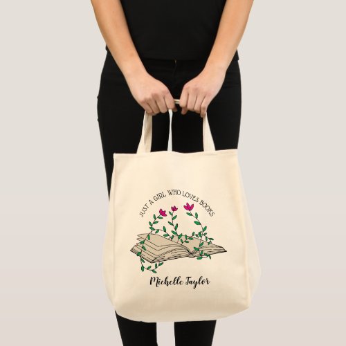 Book Lover Bookworm Gift Books Library Teacher  Tote Bag