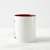 Book Lover Bookworm Reading Gift Two-Tone Coffee Mug (Center)