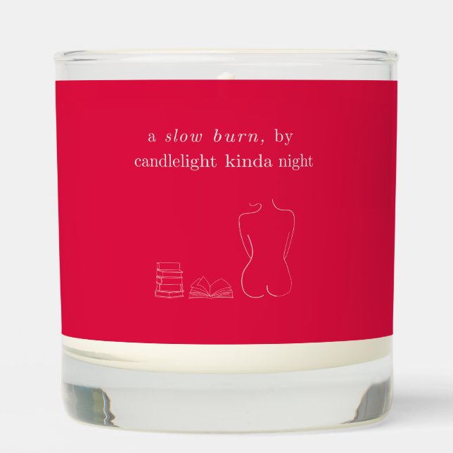 Book Lover Chic Scented Candle | Valentine's Day (Front)