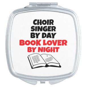 Book Lover Choir Singer Makeup Mirror