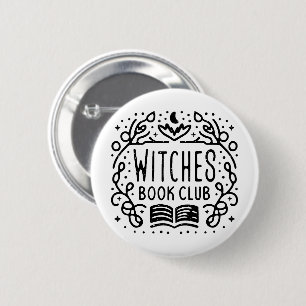 Book lover club witch academia aesthetic button