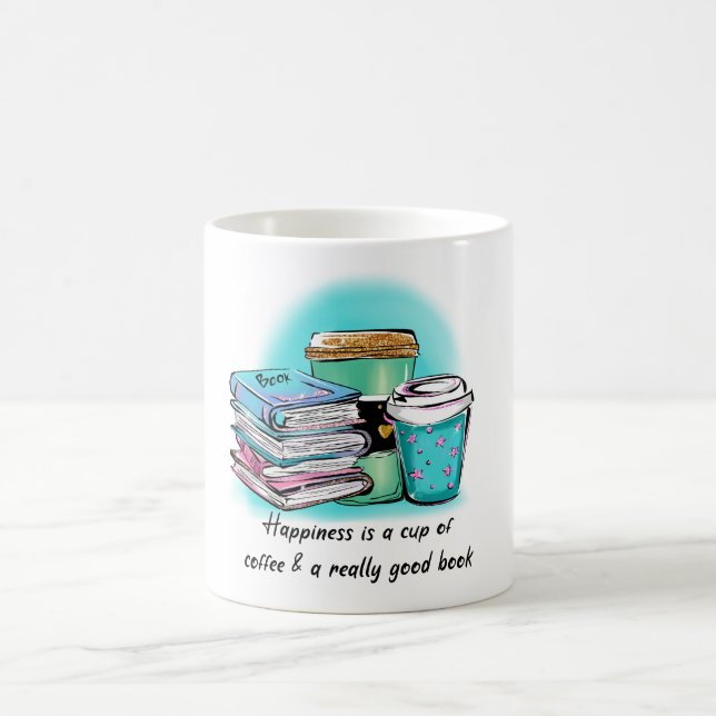 Book Lover Coffee Mug (Center)