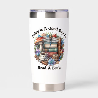 Book Lover Cottagecore Insulated Tumbler Gift