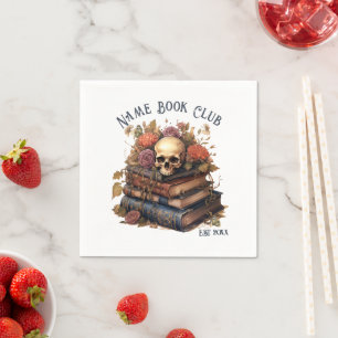 Book Lover, Custom Book Club Napkins