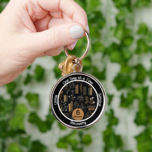 Book Lover - Custom Sobriety Gift Keychain